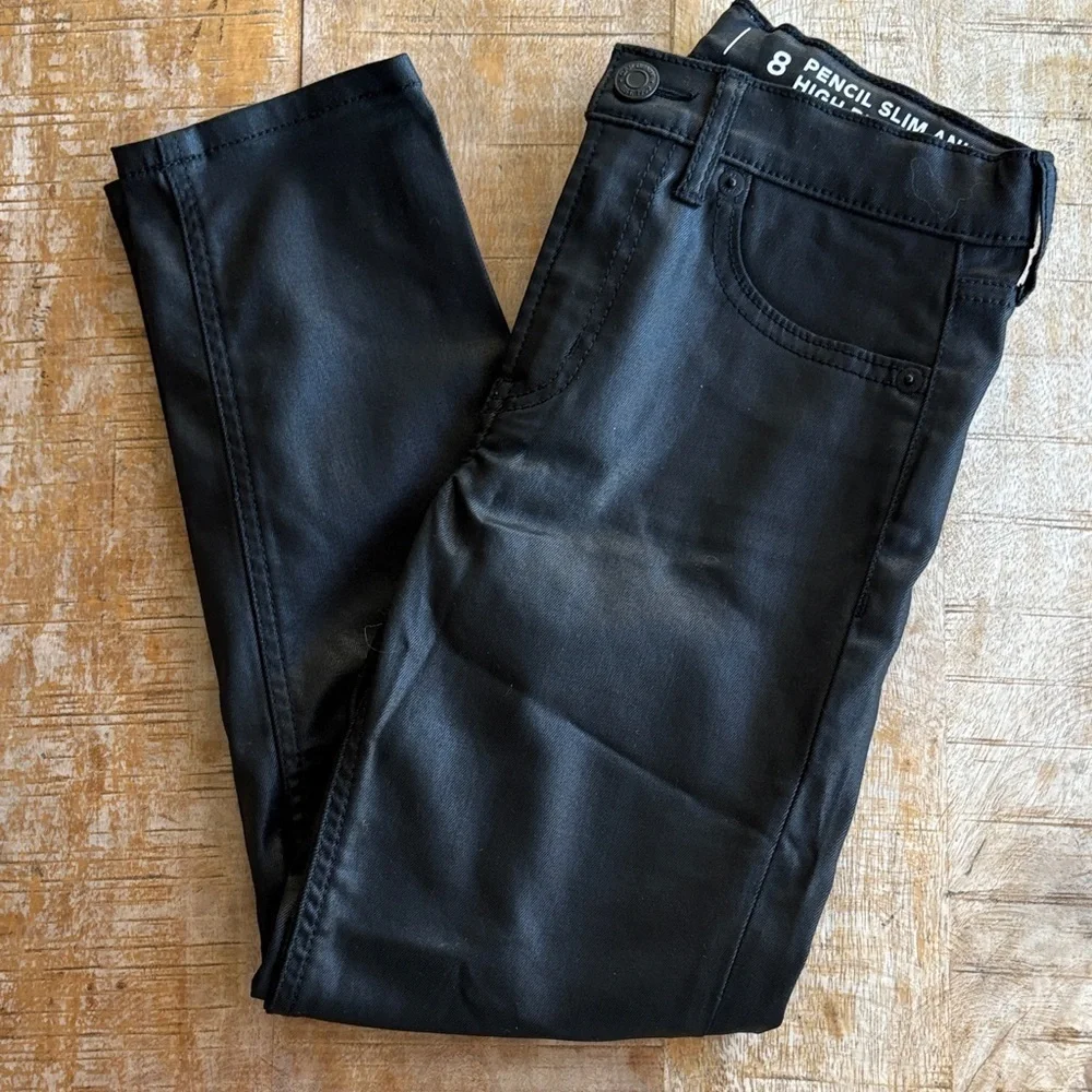 NWOT Gap Girls Black Pencil Slim Ankle Pants size 8